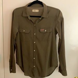 Hollister Olive Shirt